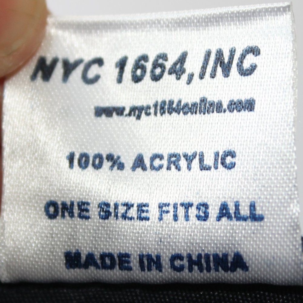 Cap/Hat New York City Manf. NYC 1664, Inc. Blue/Gray/ White Colors - Picture 5 of 9